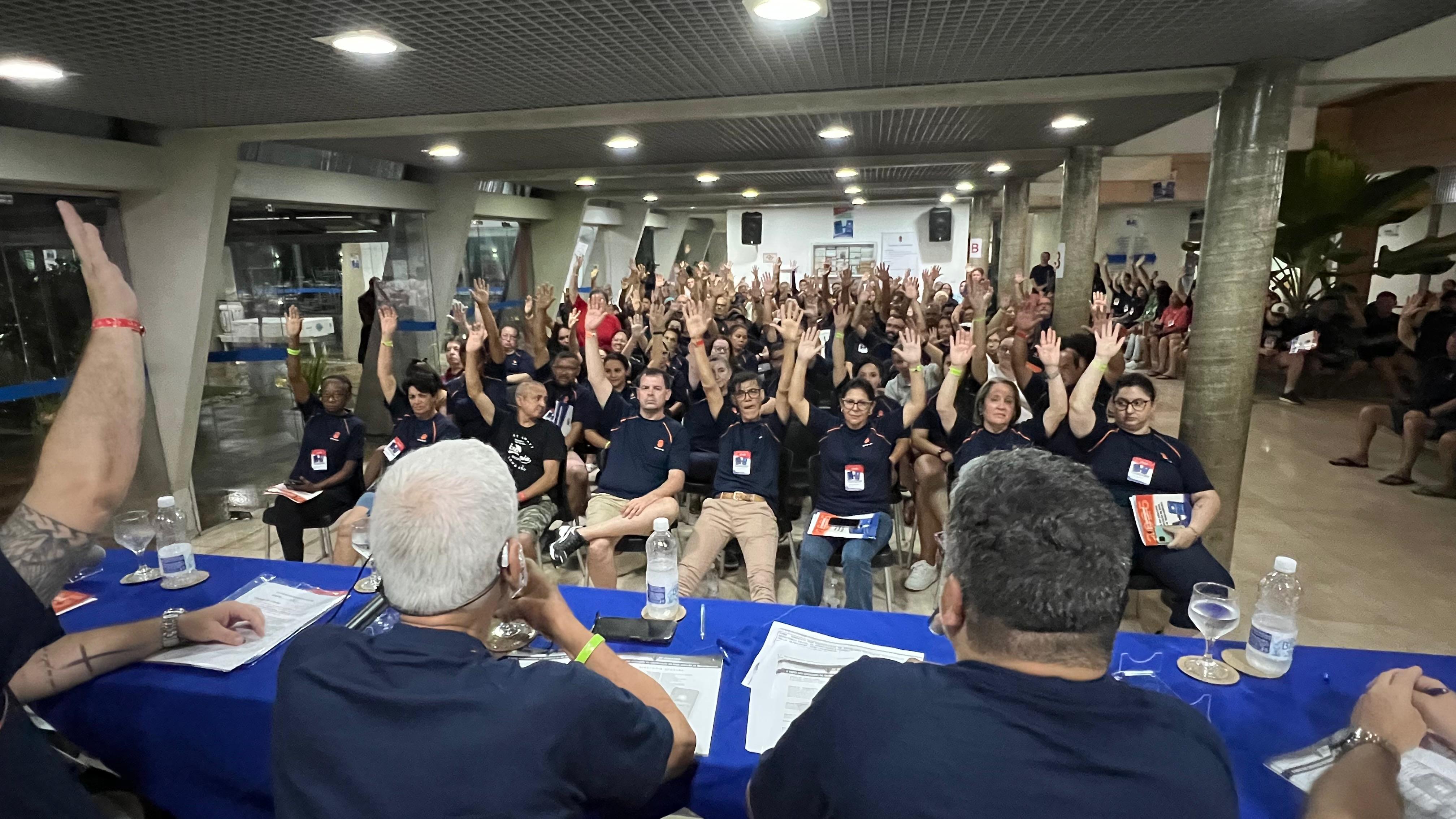 UNIÃO E ENGAJAMENTO | Trabalhadores aprovam Pauta de Reivindicações em assembleia histórica no 21º Congresso Estadual do Senalba/SP